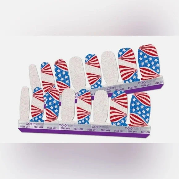 New Color Street American Dream Nail Polish Strips - Picture 2 of 4